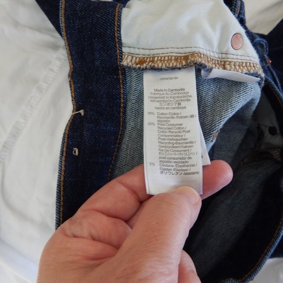 MADEWELL jeans the perfect vintage flare wrenford wash dark blue high rise 28 - Picture 10 of 11